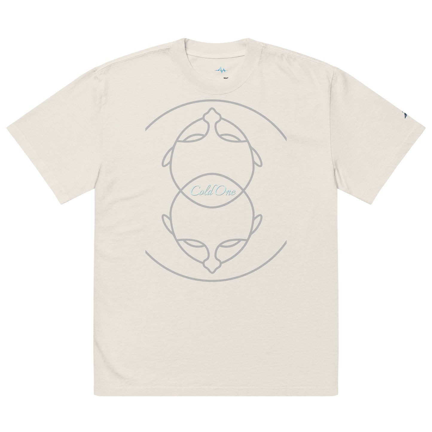 Cold One Oversized faded t-shirt