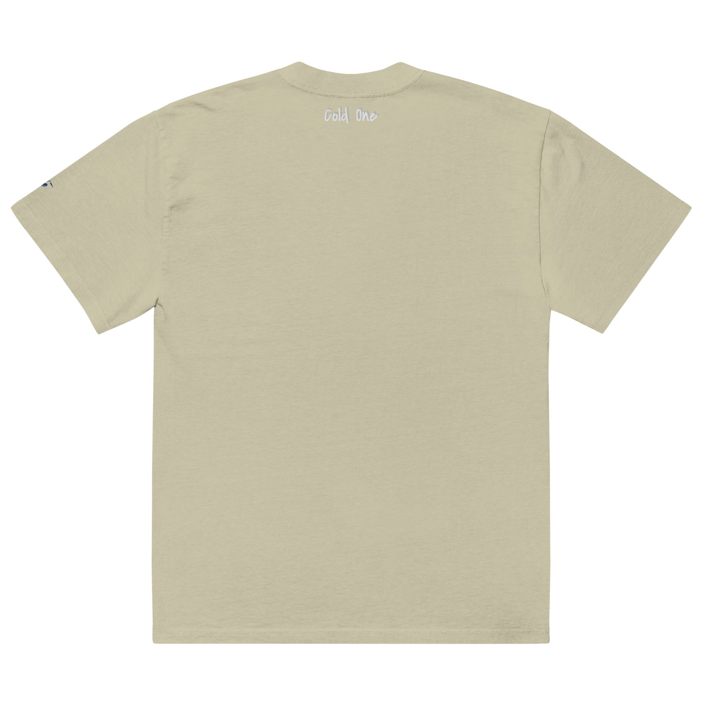 Cold One Oversized faded t-shirt