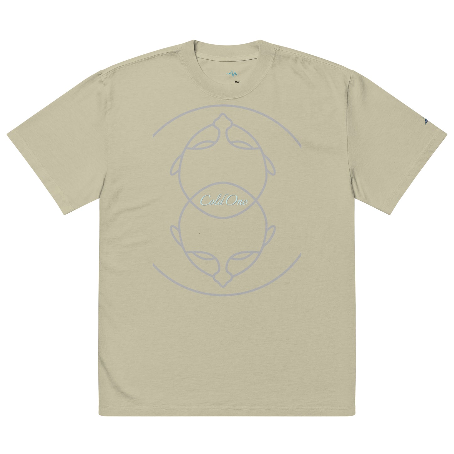 Cold One Oversized faded t-shirt